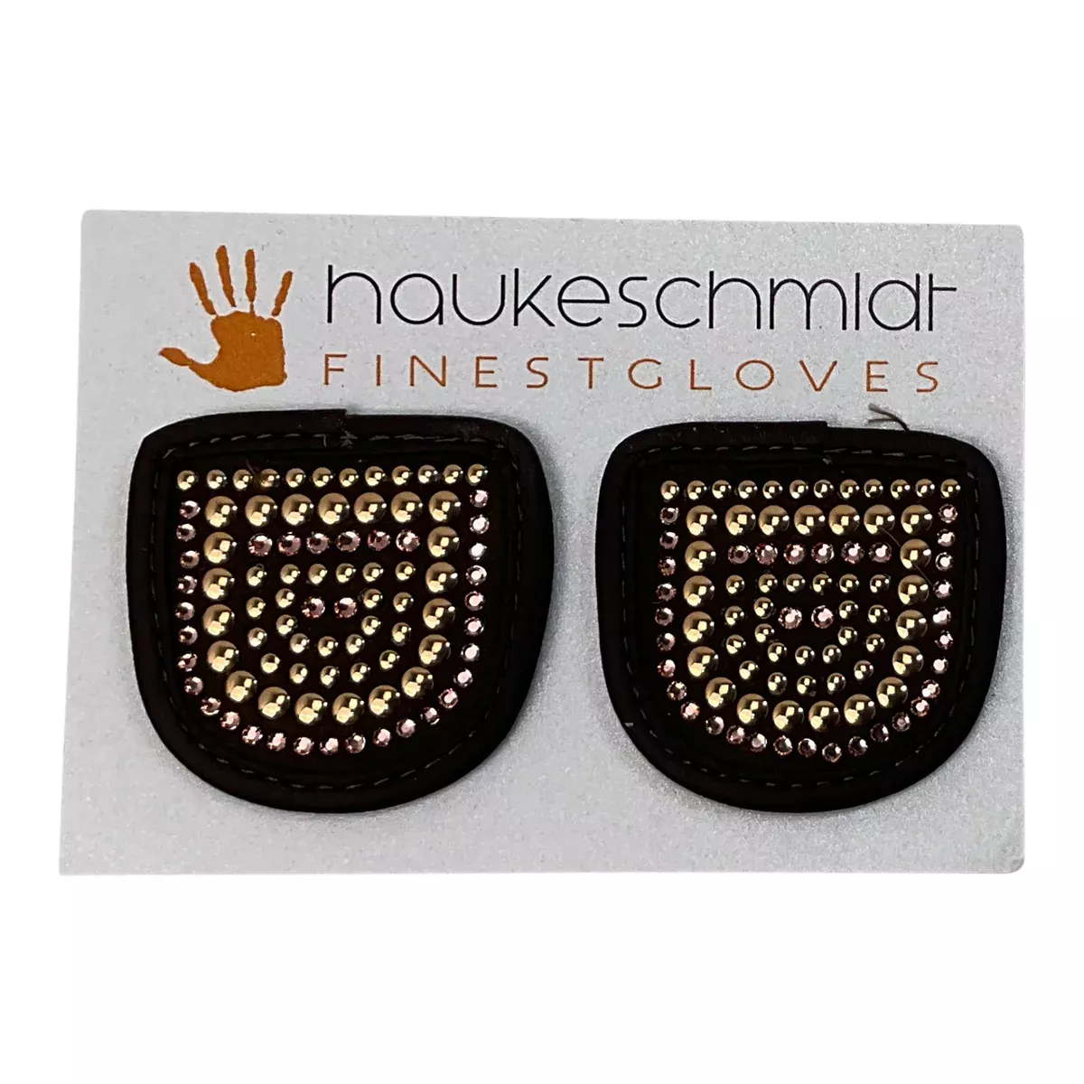Haukeschmidt Tough of Magic Tack Additional Patchesin Brown/Pink Studs - One Size