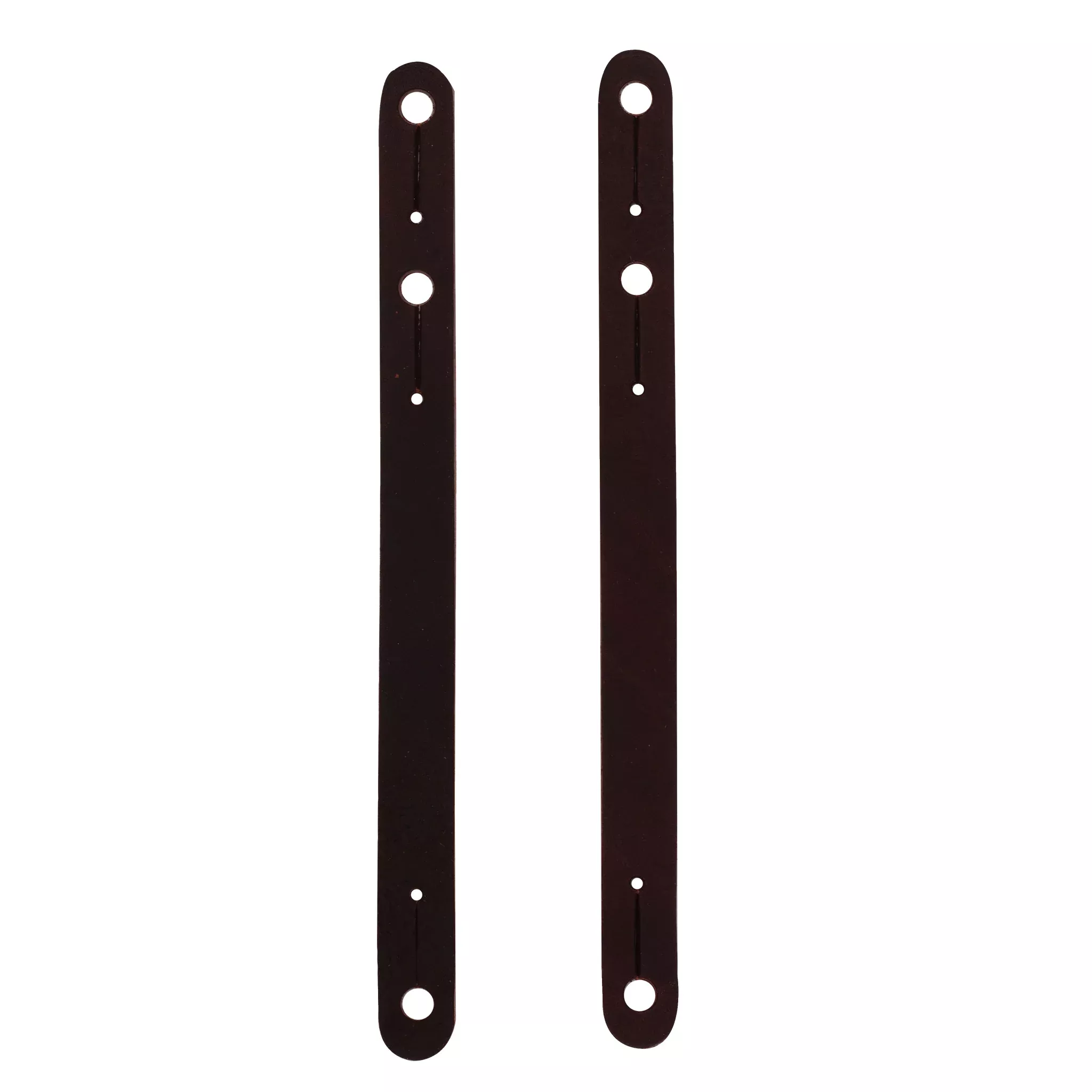 Heel Straps, Burgundy Latigo Leather