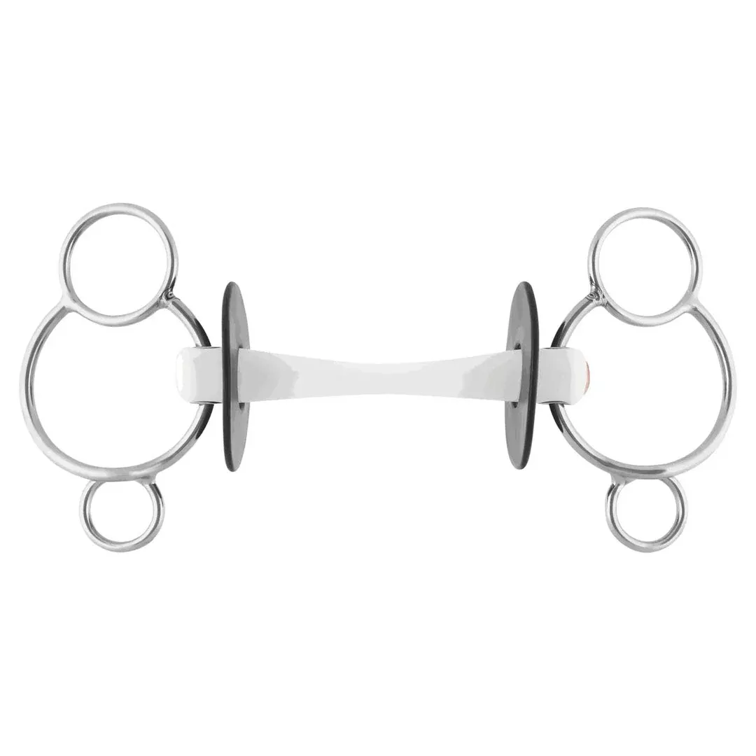 Herm Sprenger Nathe 3-Ring Bit With Flexible Mullen Mouth