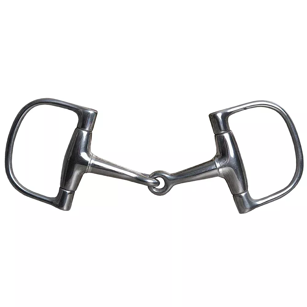 HILASON 4" Western Mini Dee Copper Horse Mouth Snaffle Bit 3" Ring | Bit | Stainless Steel | Horse Bits | Western Bit | Horse Snaffle Bits | Horse Training and Racing Bit | Snaffle Bits for Horses