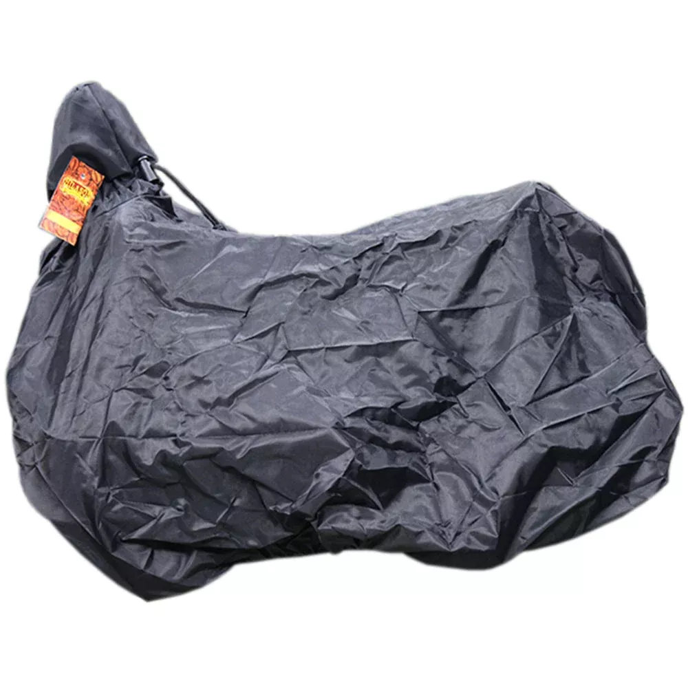 Hilason Horse Tack Black Nylon Saddle Cover For Western