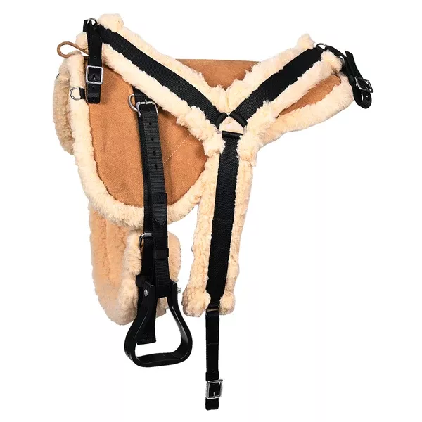 HILASON Western Horse Suede Leather Bareback Pad