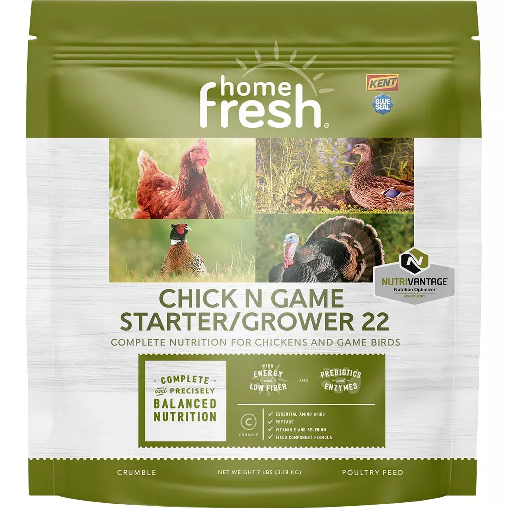 Home Fresh Chick N Game Starter/Grower 22%, 7 lb
