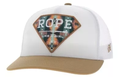 Hooey Rope Like a Girl Trucker Ball Cap