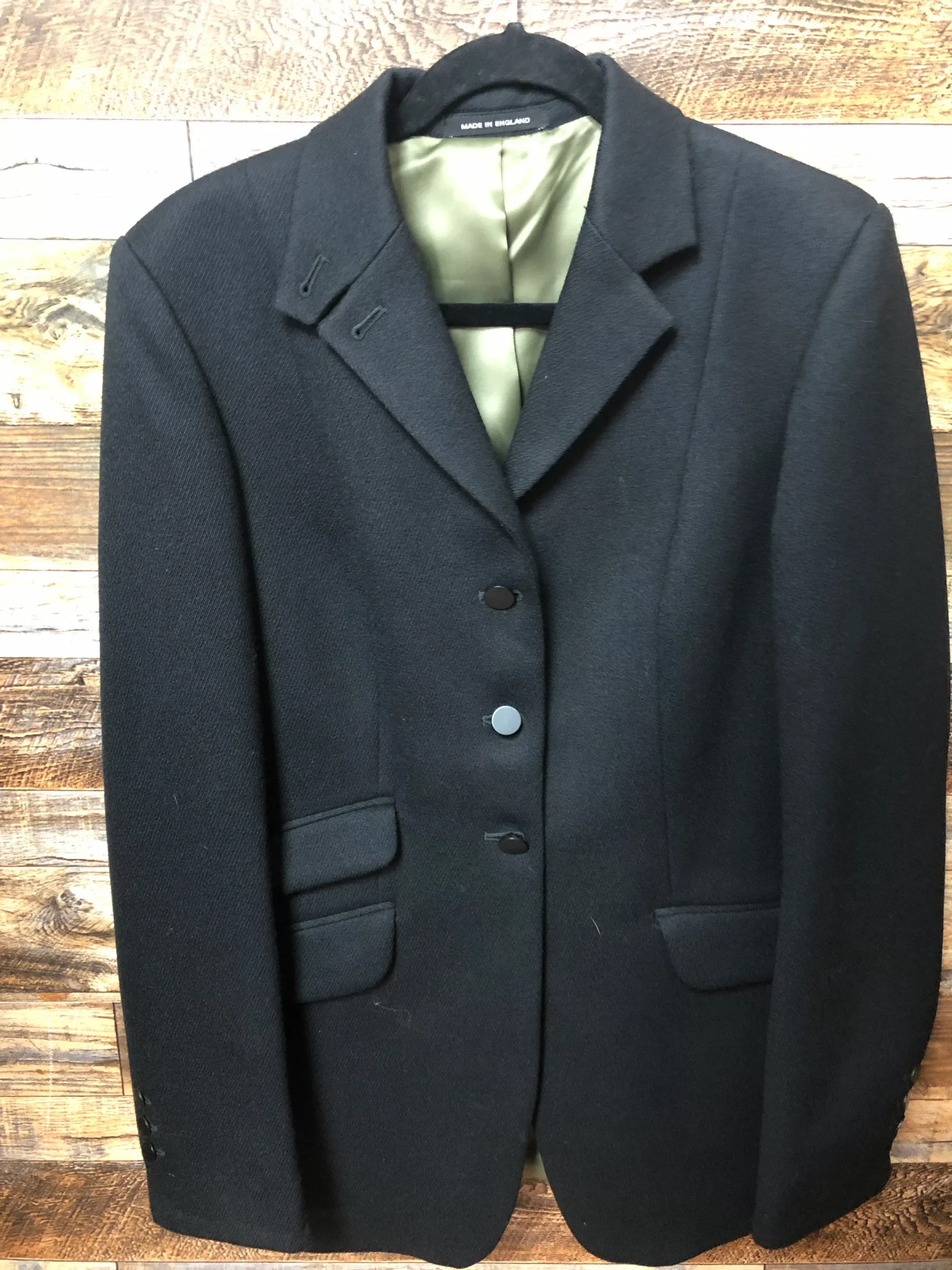 Horse Country Mens Wool Melton Black