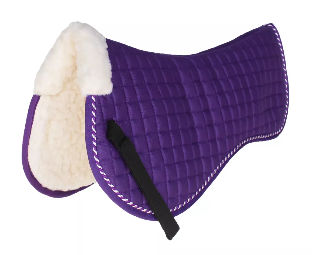 Horse English Quilted Correction Wither Relief Half Pad 72TS32