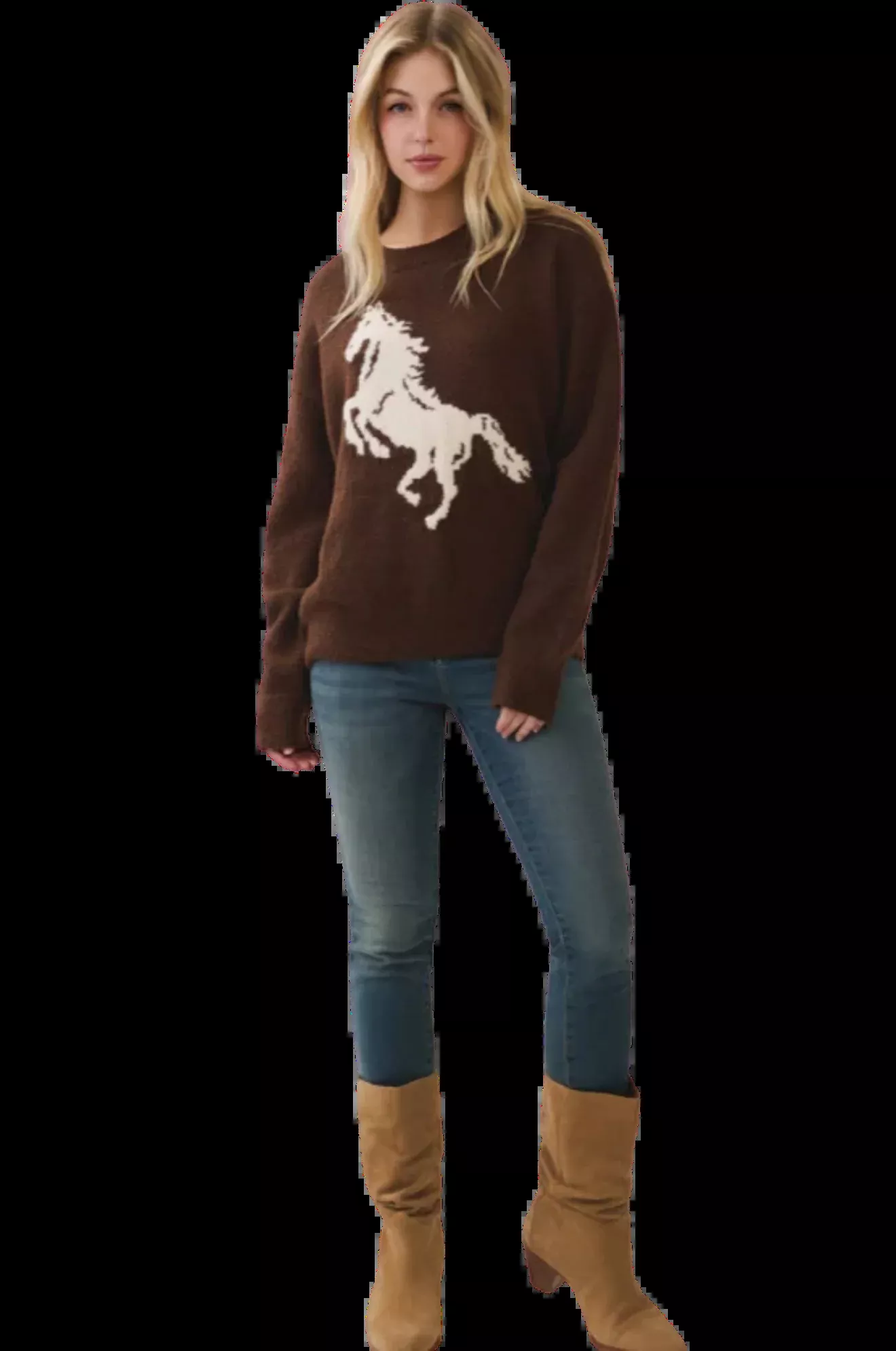 Horse Pattern Sweater