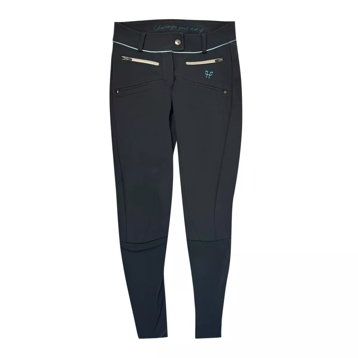 Horse Pilot 'X-Balance' Breeches in Grey - Women's XS