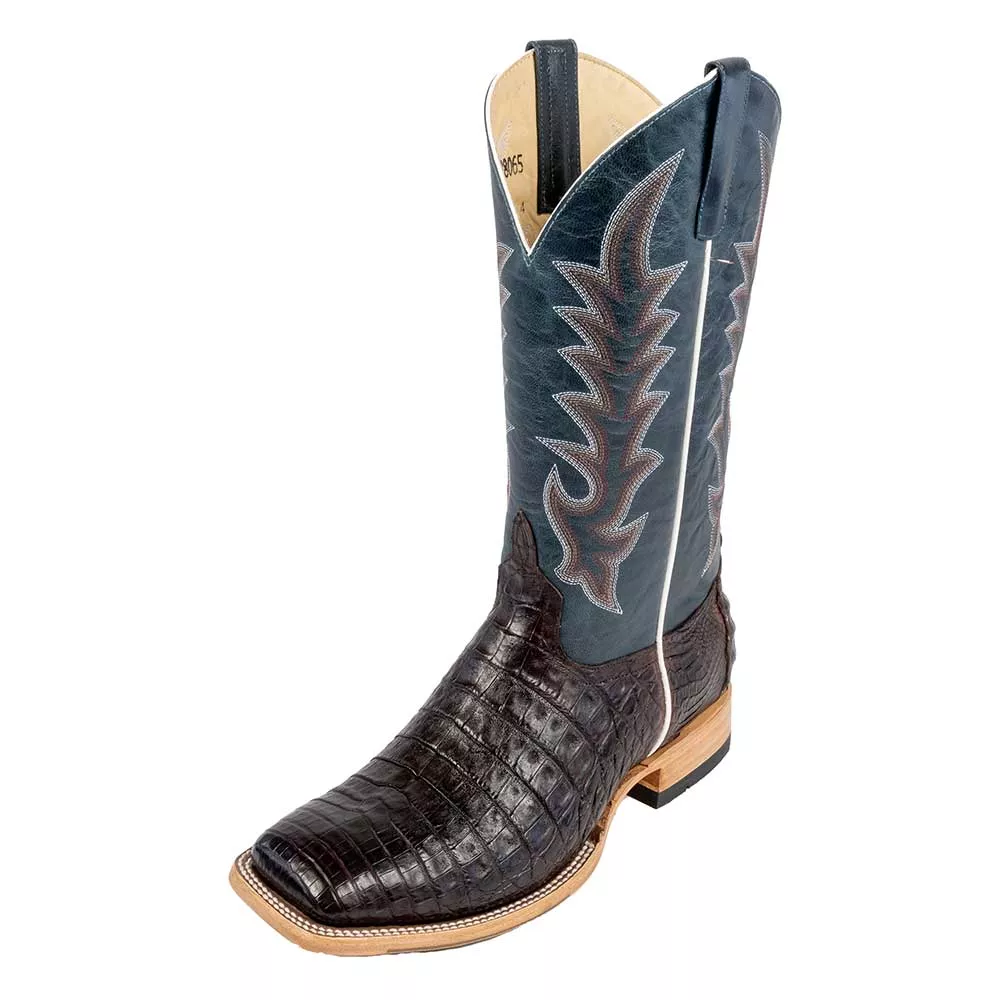 Horse Power Brown Caiman Belly Boot