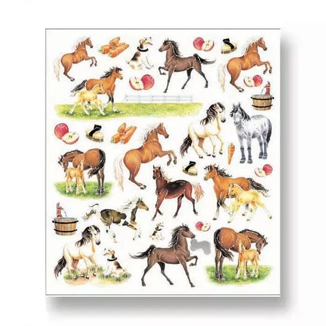 Horses & Apples Stickers G954