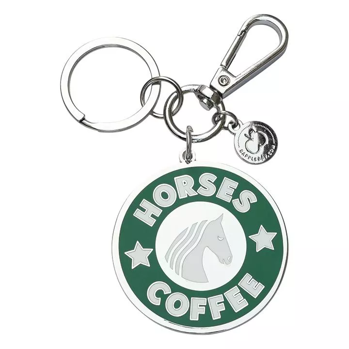 Horses & Coffee - Keychain