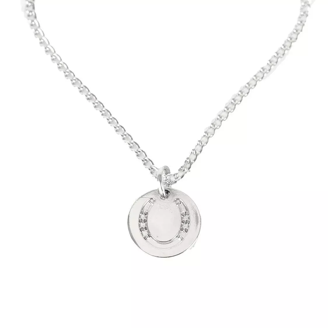 Horseshoe Pendant Necklace J181