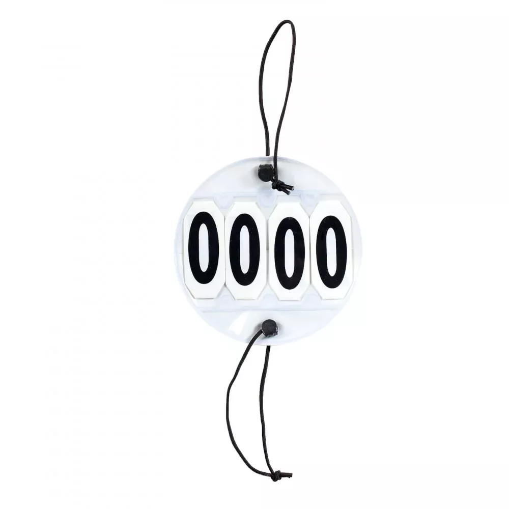 Horze 4 Digit Starting Numbers - Black/White
