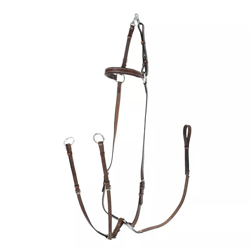 Horze Adjustable 3-Point Breastplate - Tan