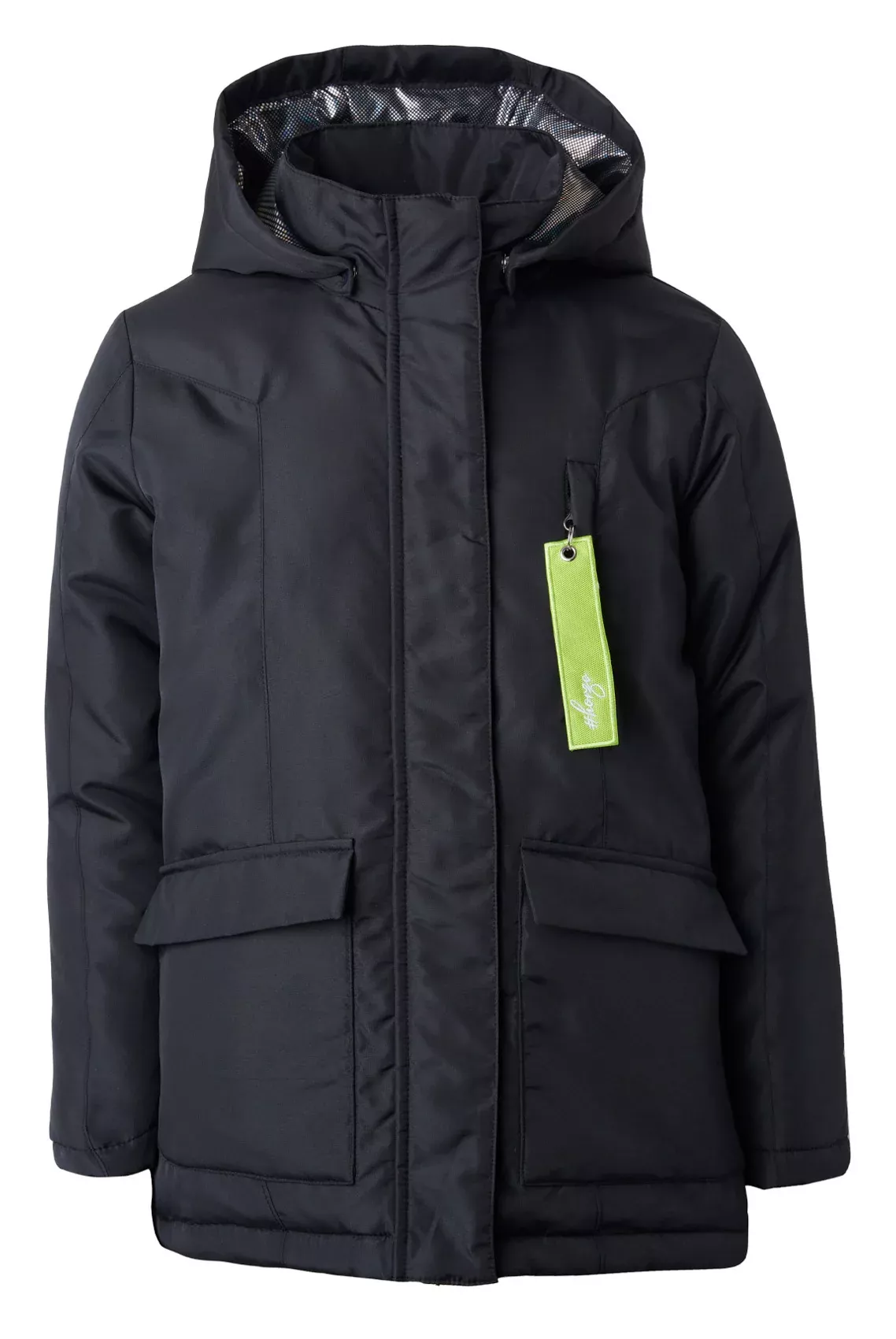 Horze Asta Kids Winter Parka Jacket - Dark Navy