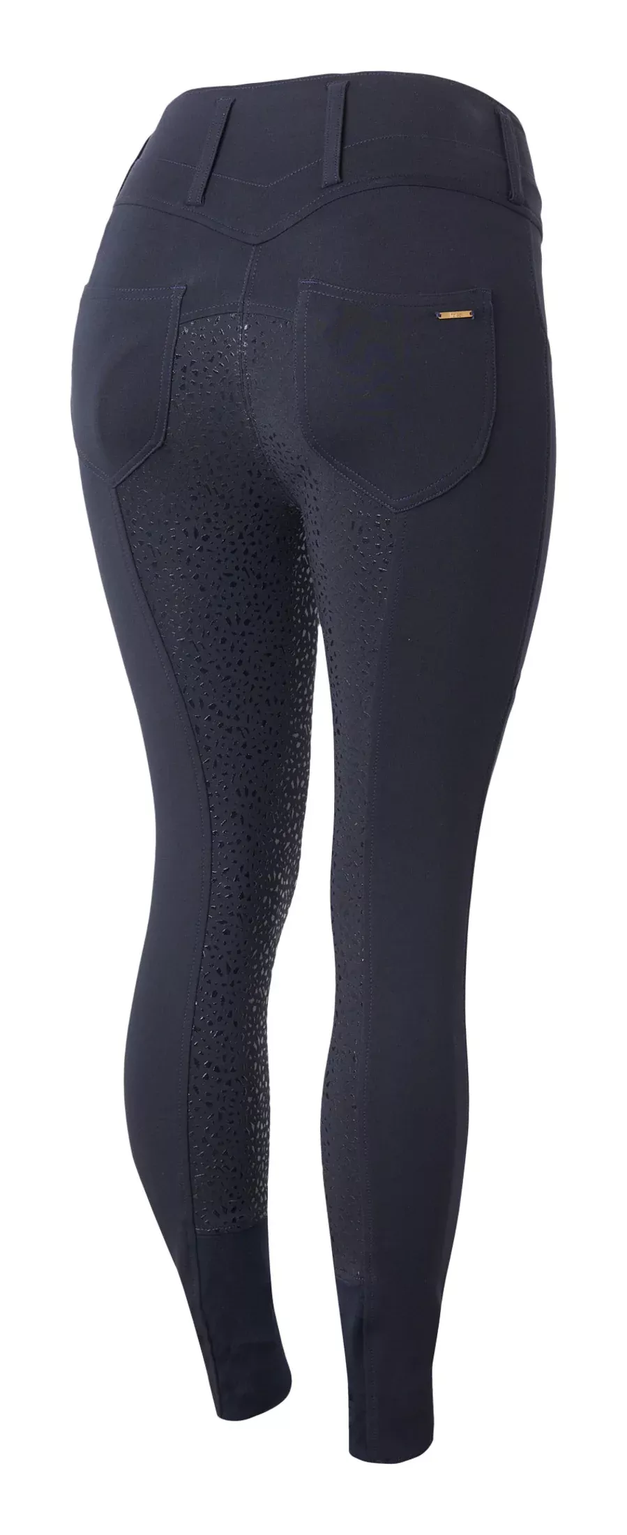 Horze Bella Womens Full Seat Breeches - Dark Navy