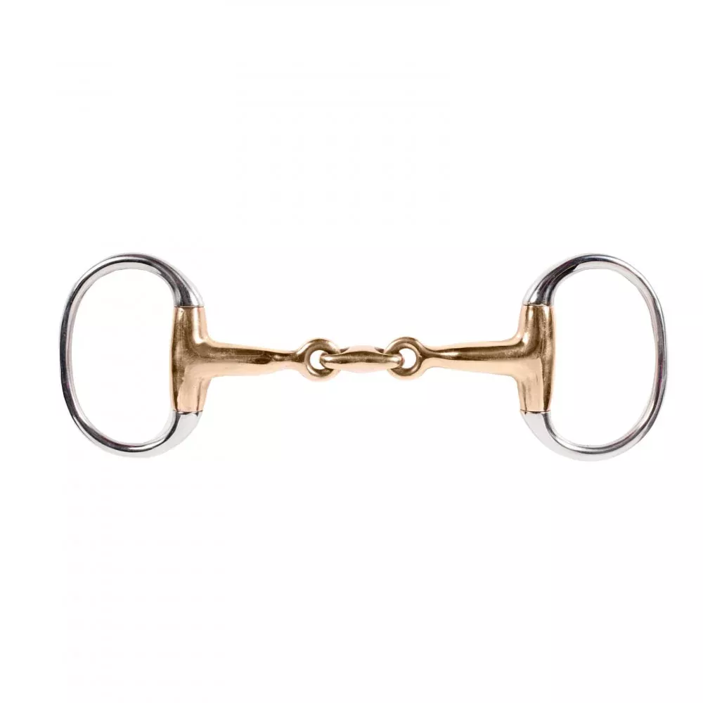 Horze Copper Lozenge Link Eggbutt Snaffle Bit