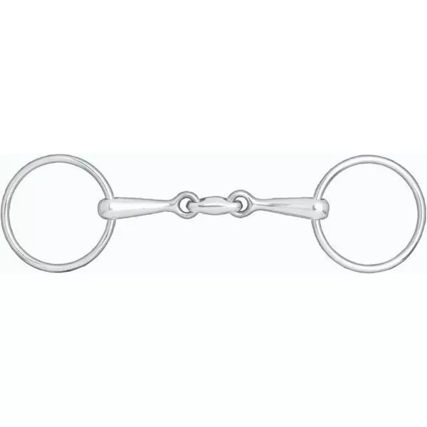 Horze Double-Jointed Loose Ring Snaffle Bit
