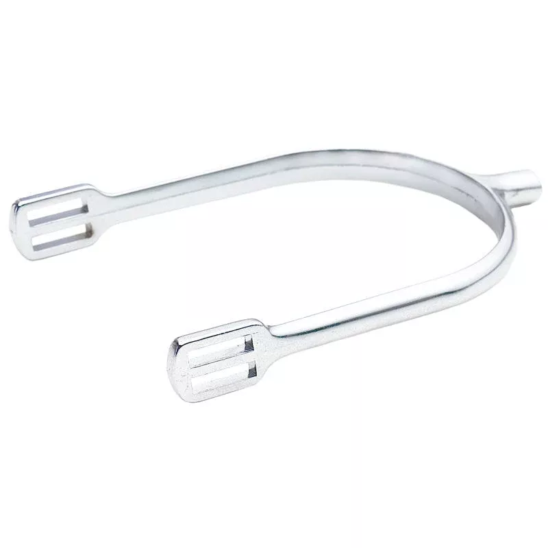 Horze Flat End Spurs Set - Silver