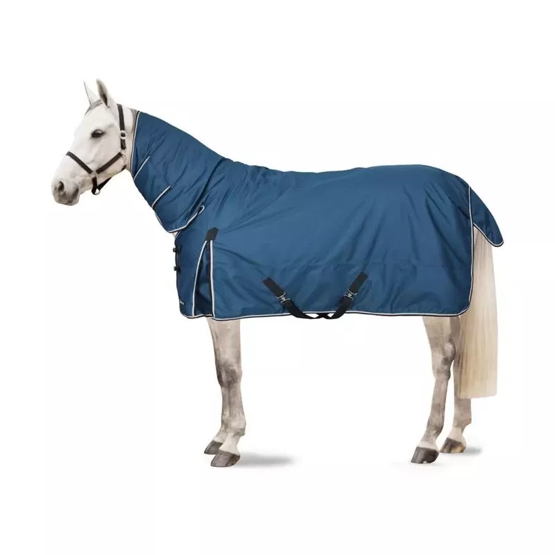 Horze Glasgow Medium Weight Combo Turnout Blanket 150g – Opal Blue