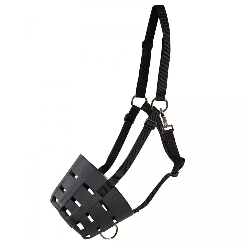 Horze Grazing Muzzle - Black