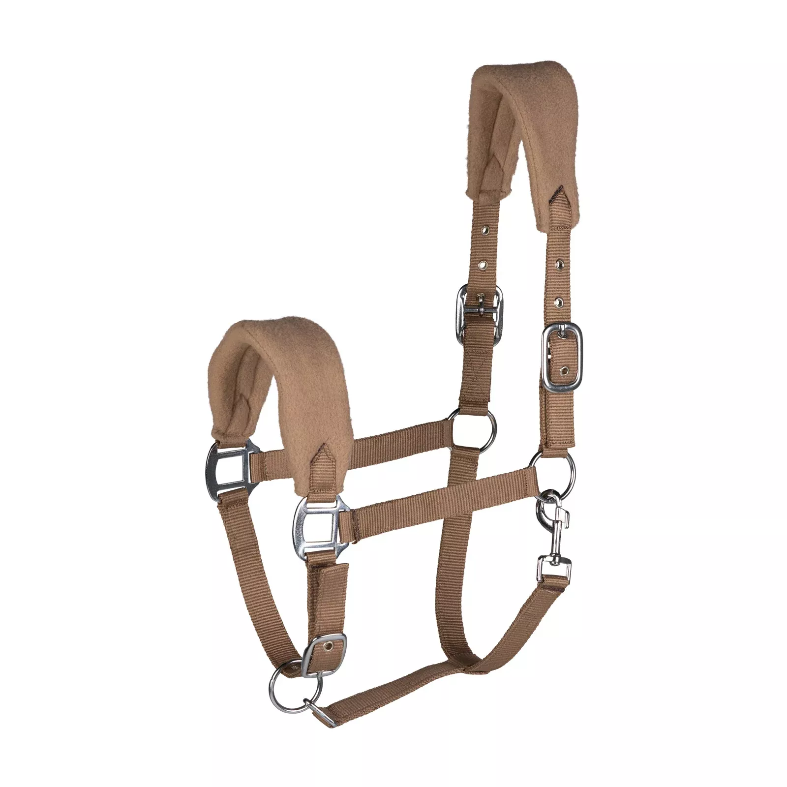 Horze Kiel Halter with Fleece - Tan