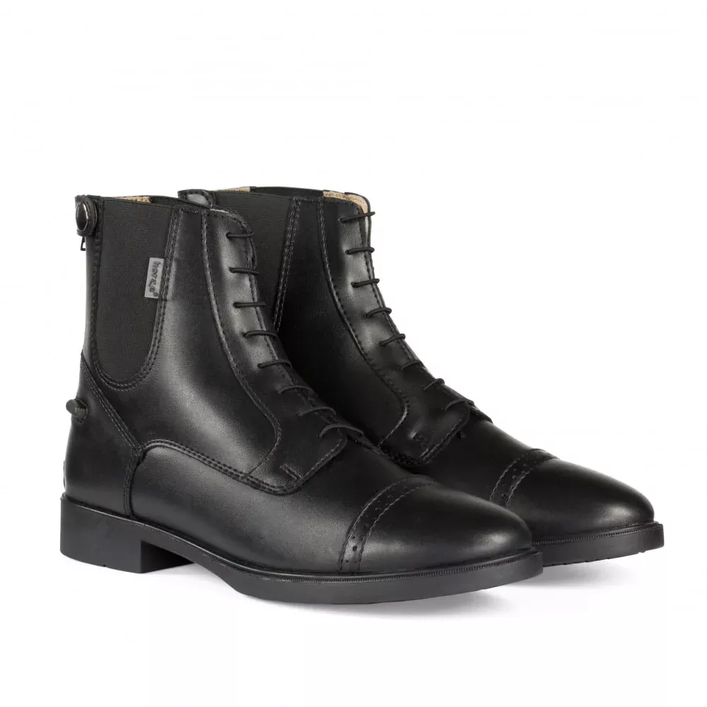 Horze Kilkenny Kids Paddock Boots PU - Black