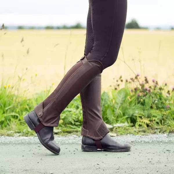 Horze Leather Half Chaps /Gaiters