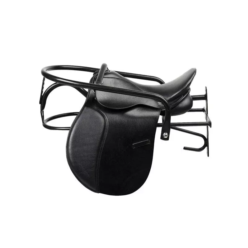 Horze Lockable Saddle Rack - Black