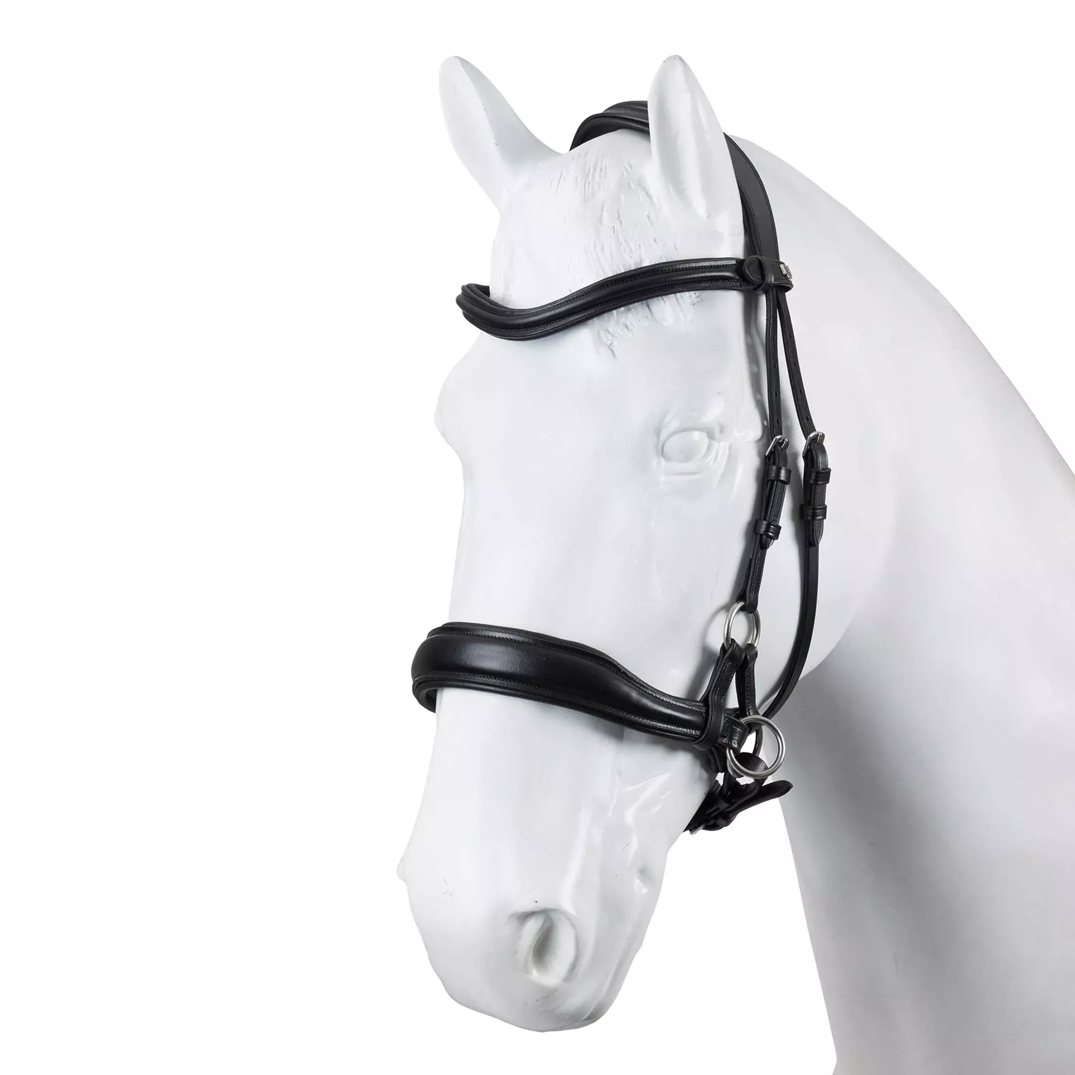 Horze Lyon Anatomic Side-Pull Bitless Bridle - Black