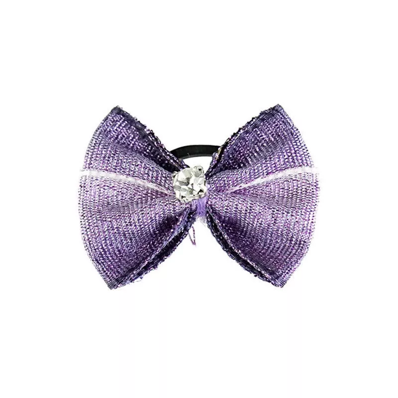 Horze Metallic Mane Bows – Purple
