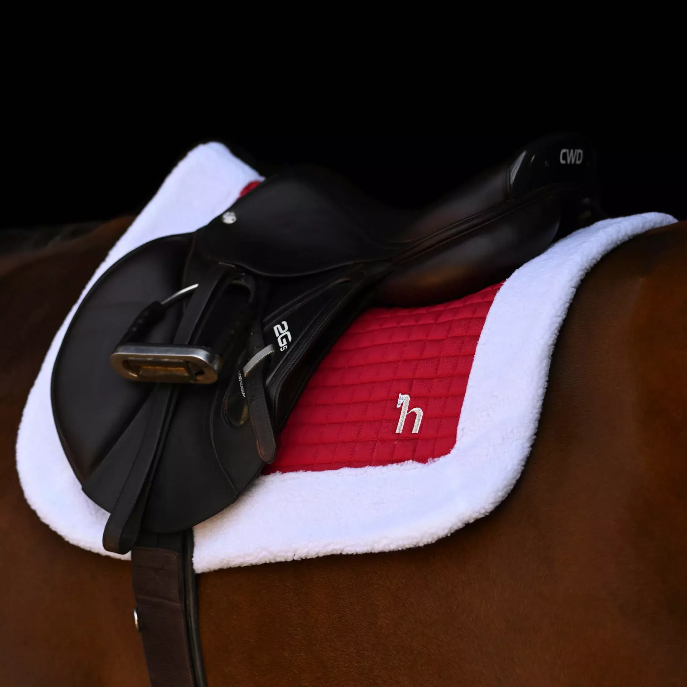 Horze Santa All Purpose Saddle Pad - Red
