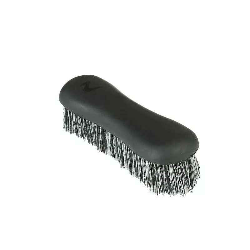 Horze Soft Grip Dandy Brush - Short Bristle - Black