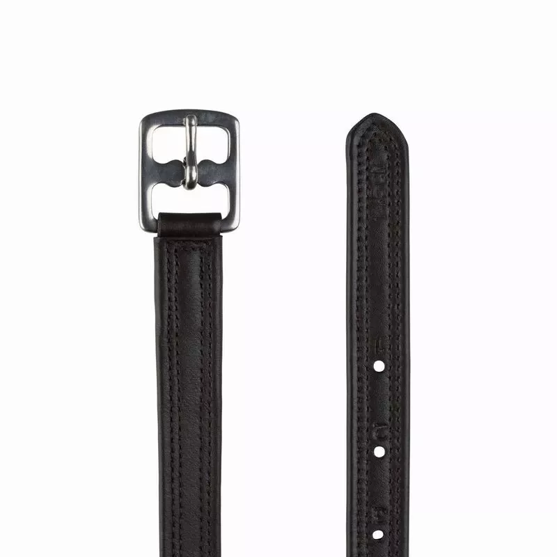 Horze Soft Stirrup Leathers W/Nylon Inside – Dark Brown