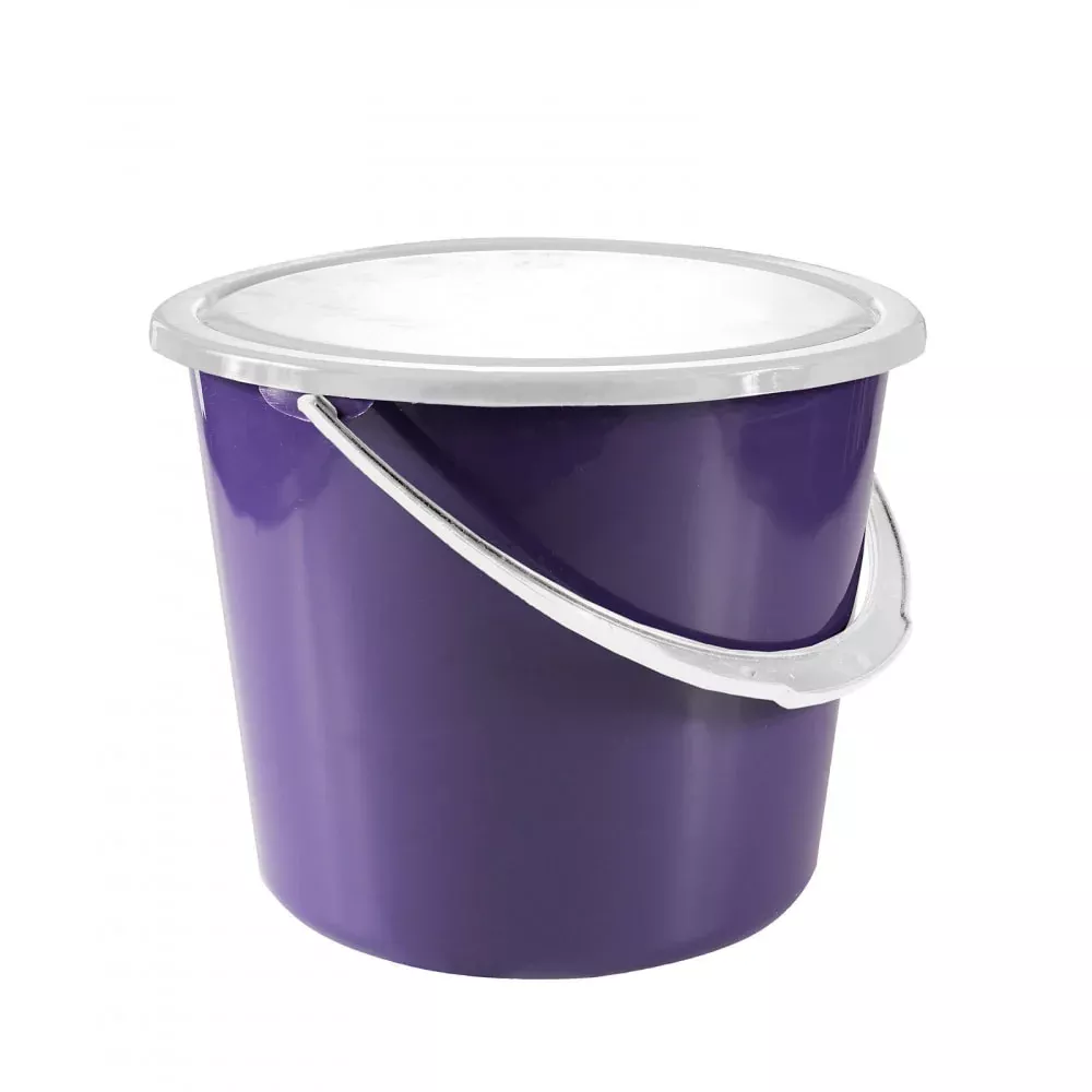 Horze Stable Bucket With Cover - Purple