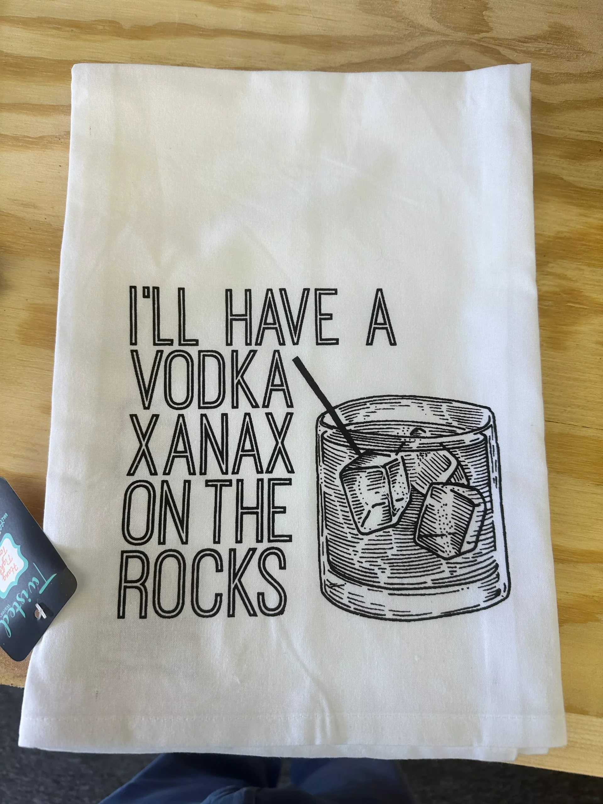 I’ll have a vodka Xanax on the rocks
