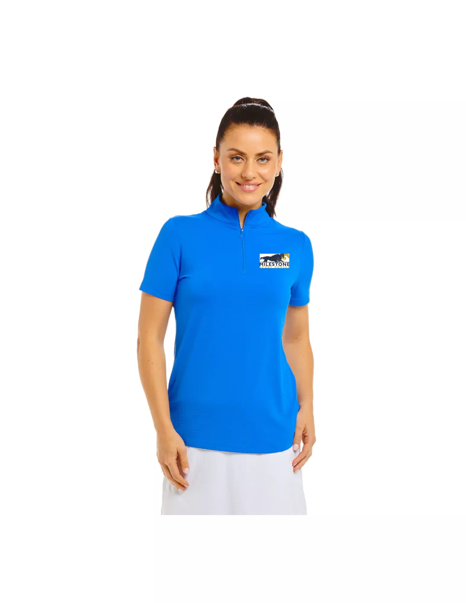 IBKUL Shortsleeve Mock Neck 87000