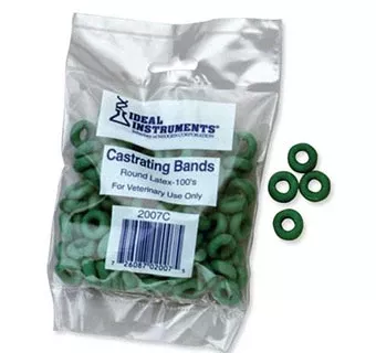 Ideal Castrating Bands- Green