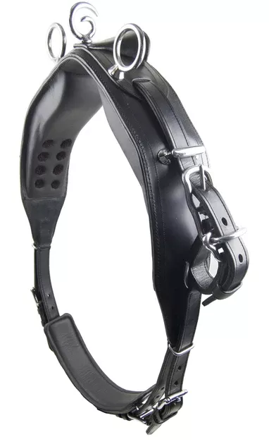 Ideal Equestrian Marathon Back Pad Leather Driving Saddle