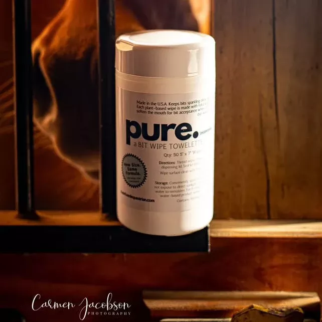 The Infused Equestrian - Pure. A Bit Wipe (New Canister) - Peppermint
