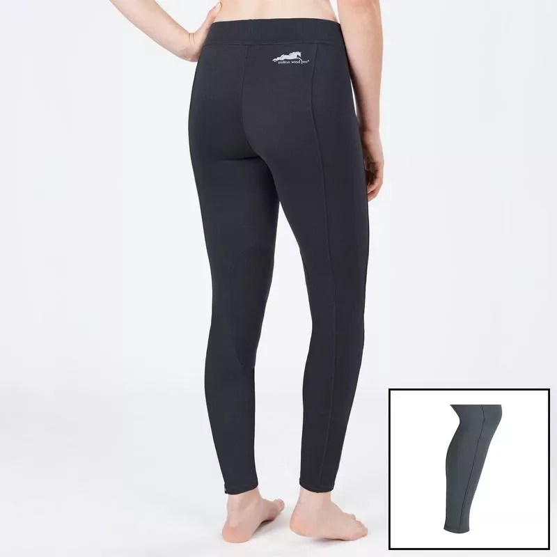 Irideon Women’s WindPro Knee Patch Breeches W/Sock – Graphite