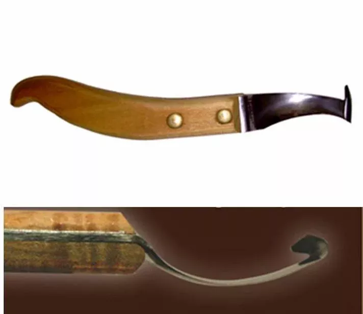 JH Forge Hoof Knife LH Long Handle
