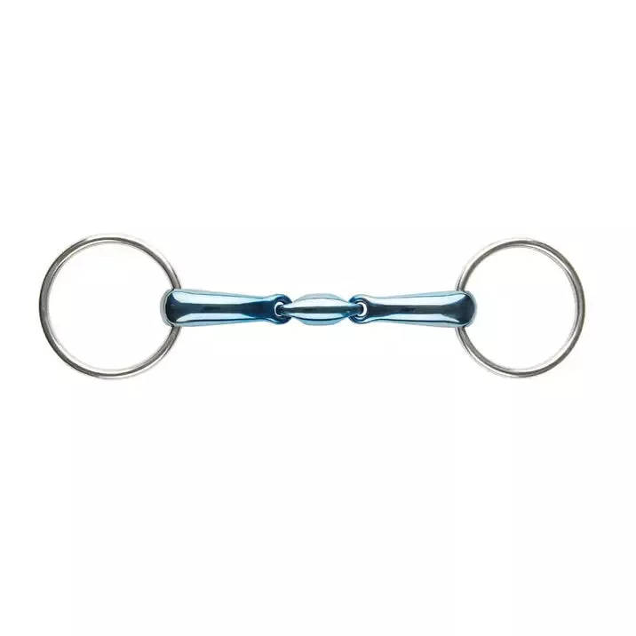 JP Korsteel Blue steel Oval Link Loose ring Snaffle
