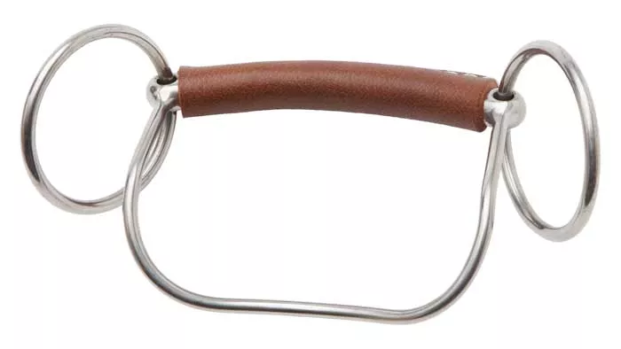 JR Lugging Bit Leather Covered