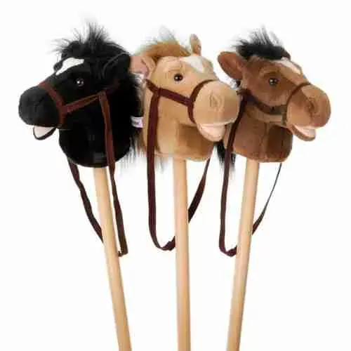 JT International Plush Stick Horse with Sound