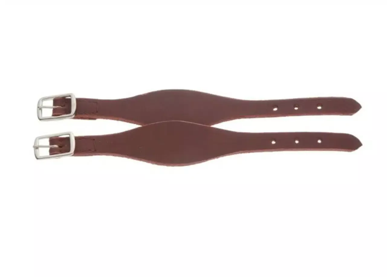 JT International Scalloped Leather Stirrup Hobbles