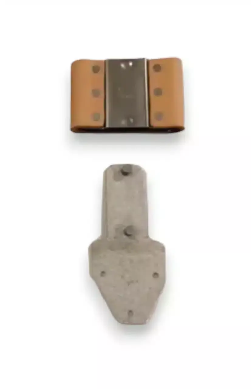 K&S Stirrup Buckles Leather Covered Blevins Buckles 3″