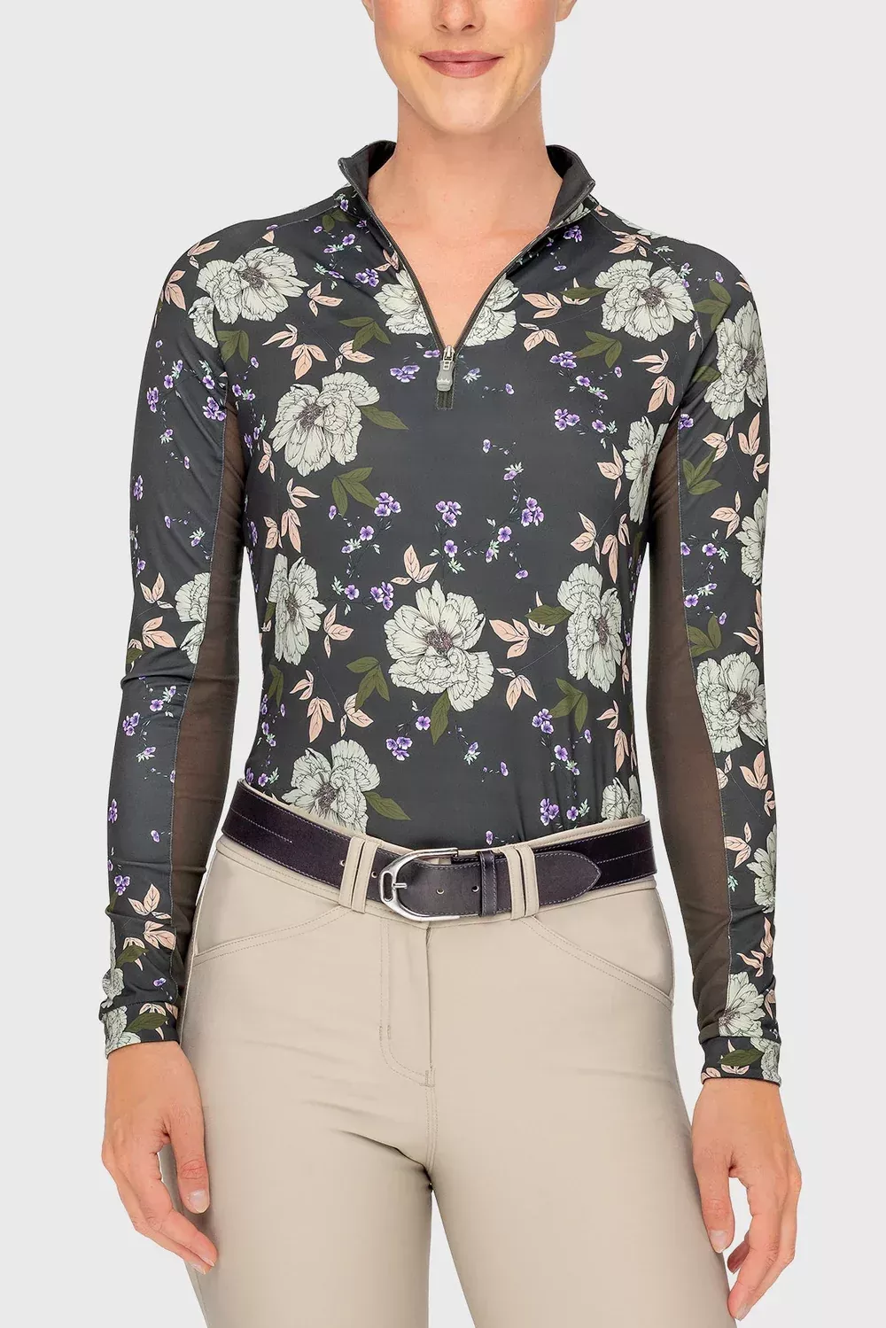 Kastel Long Sleeve State Garden Rose 1/4 Zip
