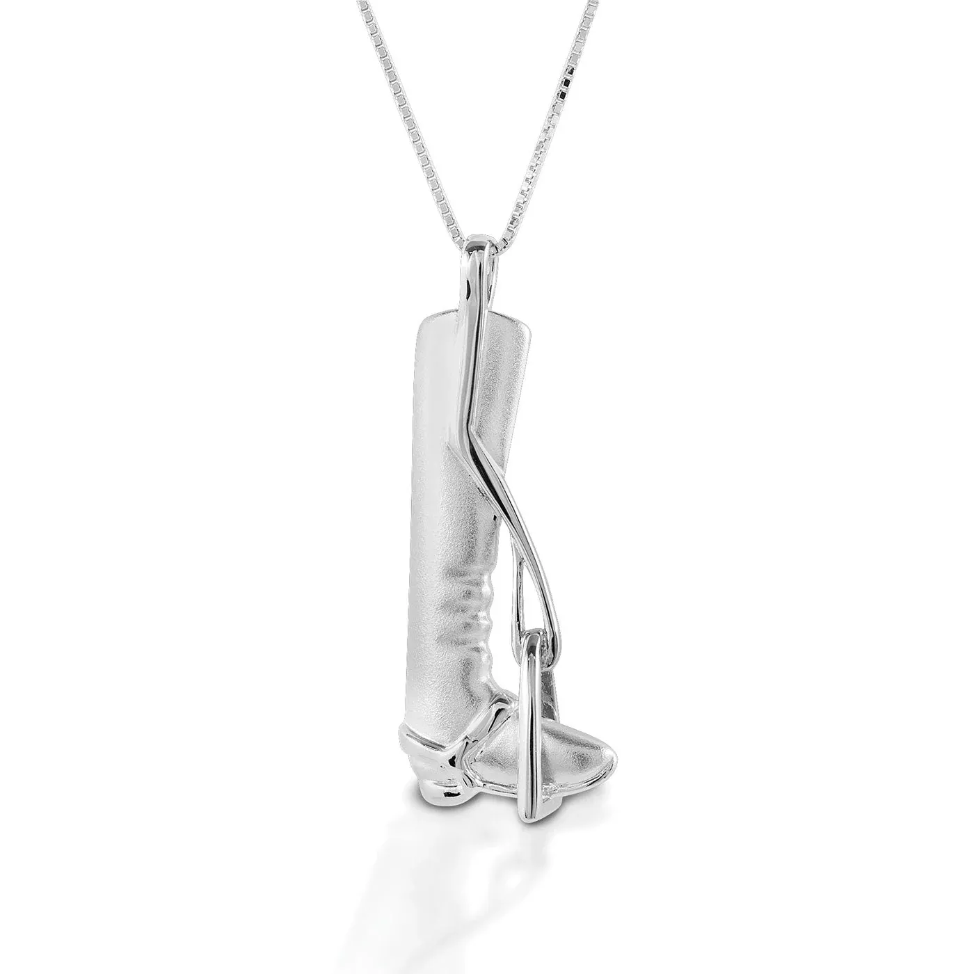 Kelly Herd Small English Riding Boot & Stirrup Necklace