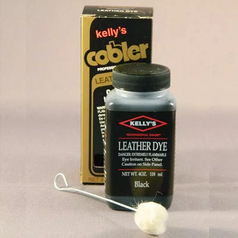Kelly'S Cobbler Professional GradeLeather Dye Tan 4 Ounce